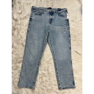 Gap Denim Womens  High Rise Vintage Slim Jeans Light Wash Size 18/34R Plus